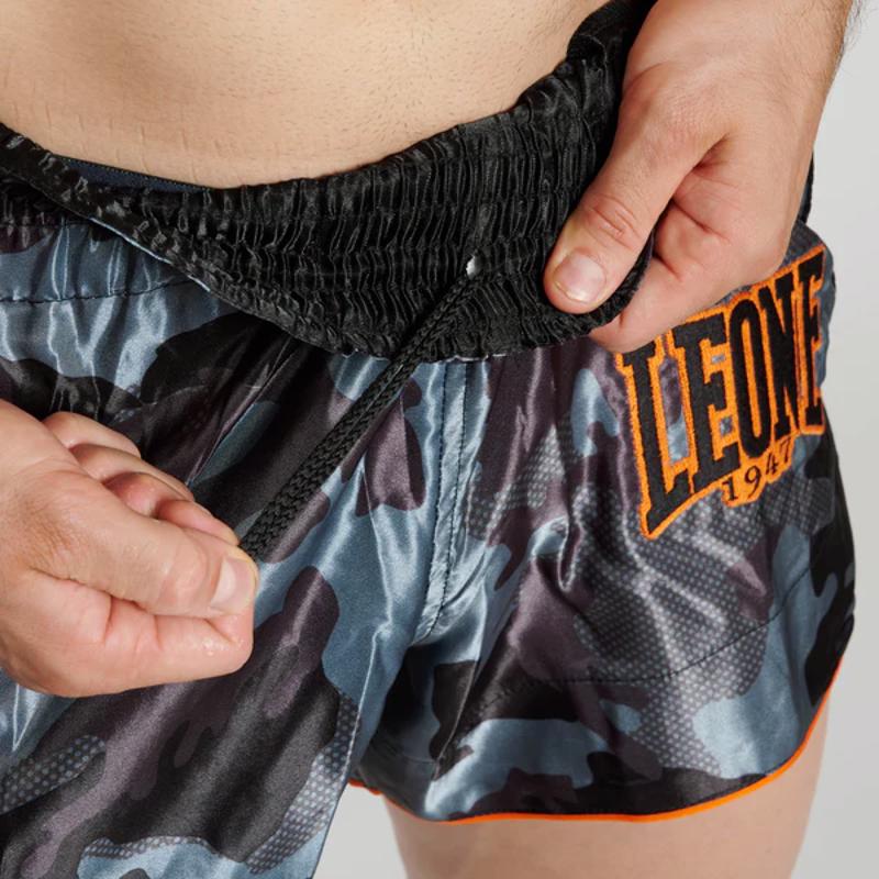 Leone CAMO thai/kick FIGHT SHORTS -GREY